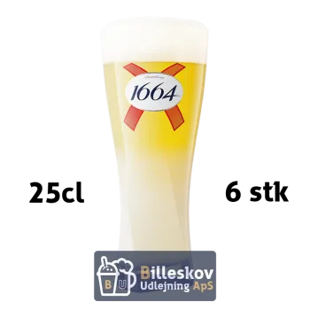 1664 Blanc glas 25 cl. - 6 stk.