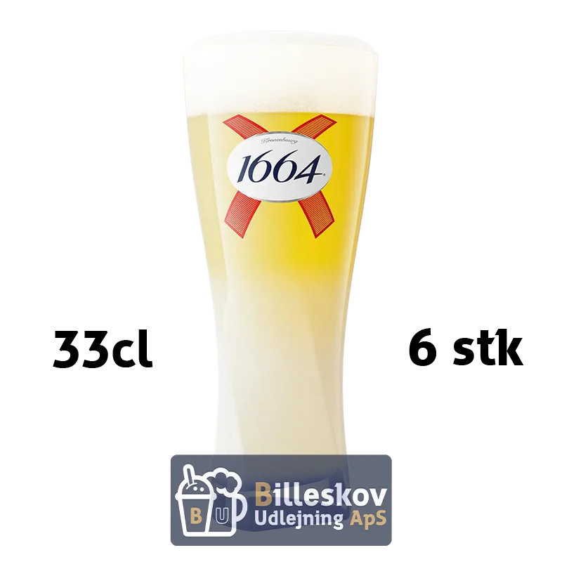 1664 Blanc glas 33 cl. - 6 stk.
