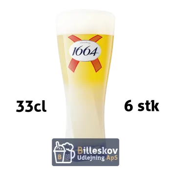 1664 Blanc glas 33 cl. - 6 stk.