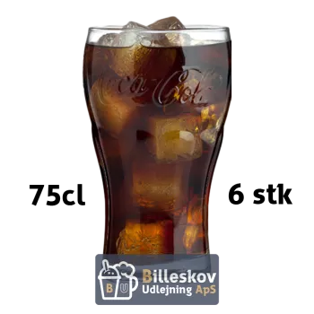 Coca-Cola glas 75 cl. - 6 stk.