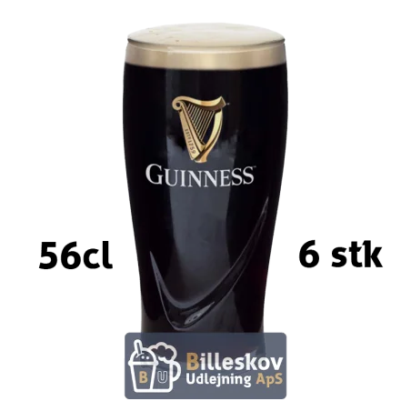 Guinness glas 56 cl. - 6 stk.