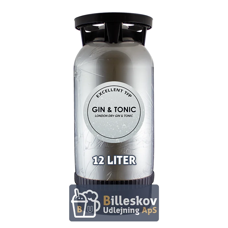 Gin Tonic - 6,5% - 12 ltr. Fustage Gin Tonic - 6,5% - 12 ltr. Fustage