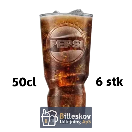 Pepsi glas 50 cl. - 6 stk.