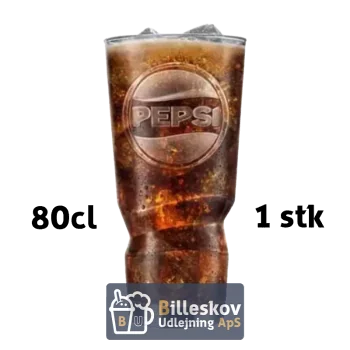 Pepsi glas 80 cl. - 1 stk.