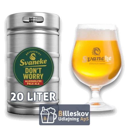 Svaneke Don't Worry Pale Ale 0,5% 20 Ltr.