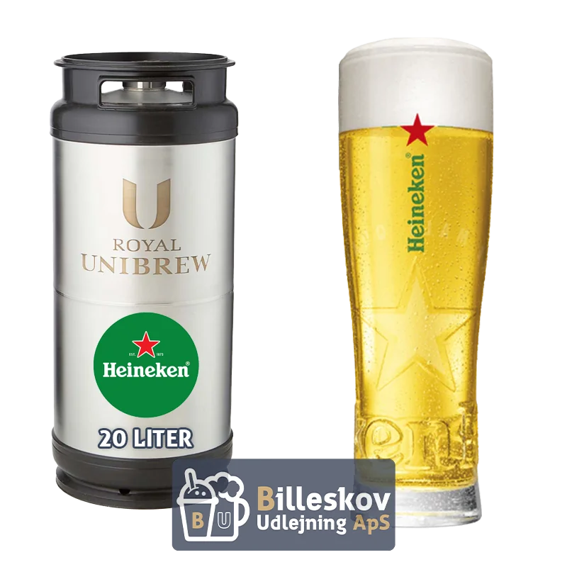 Heineken 4,6% 20 Ltr. Fustage Heineken 4,6% 20 Ltr. Fustage