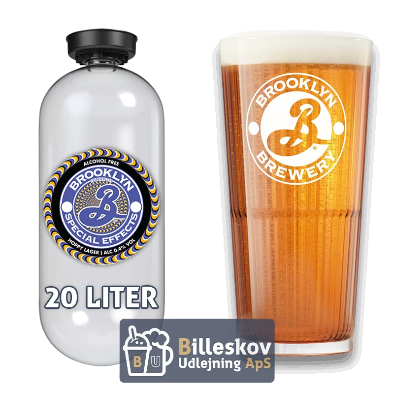 Brooklyn Special Effect Hoppy Lager - Alkoholfri - 20 ltr. - MD20 Brooklyn Special Effect Hoppy Lager - Alkoholfri - 20 ltr. - MD20