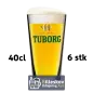 Tuborg Conil ølglas 40 cl. - 6 stk.